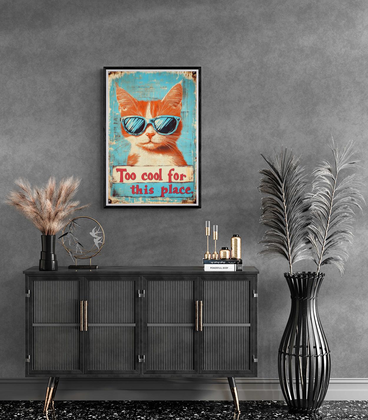 Cat Vintage Text