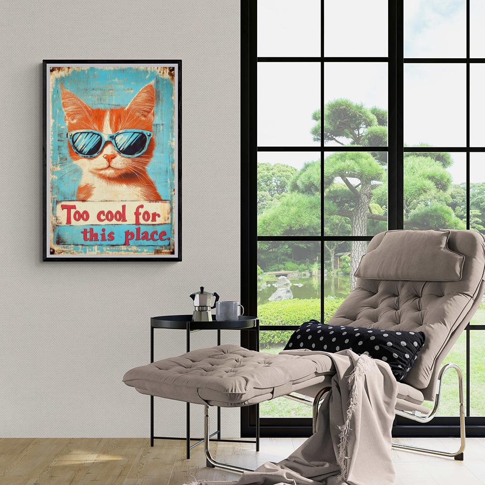 Cat Vintage Text