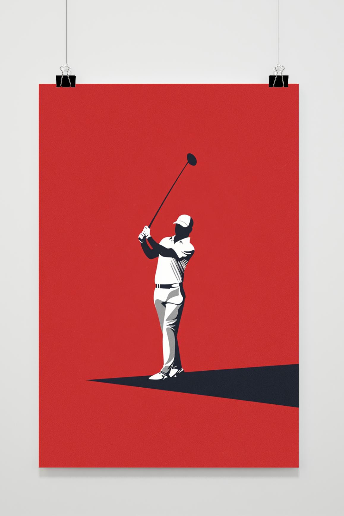 Affiche Golf Pop Art de 25 Artstreet