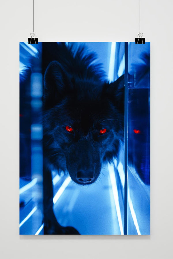 Zwarte Wolf poster