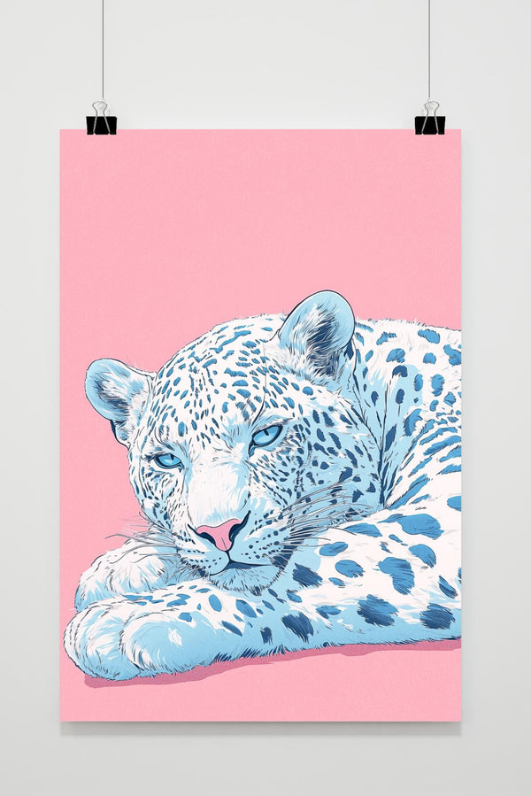 Leopard Pop Art poster