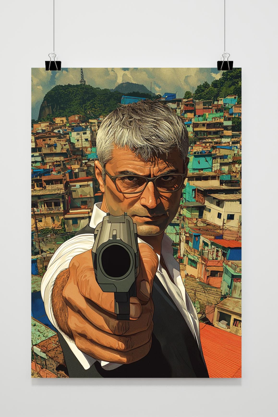 Affiche Yusuf Dikec Pistolet de 25 Artstreet
