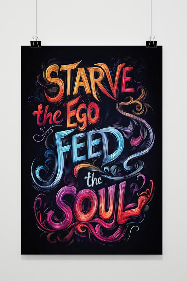 Ego Ziel Tekst poster