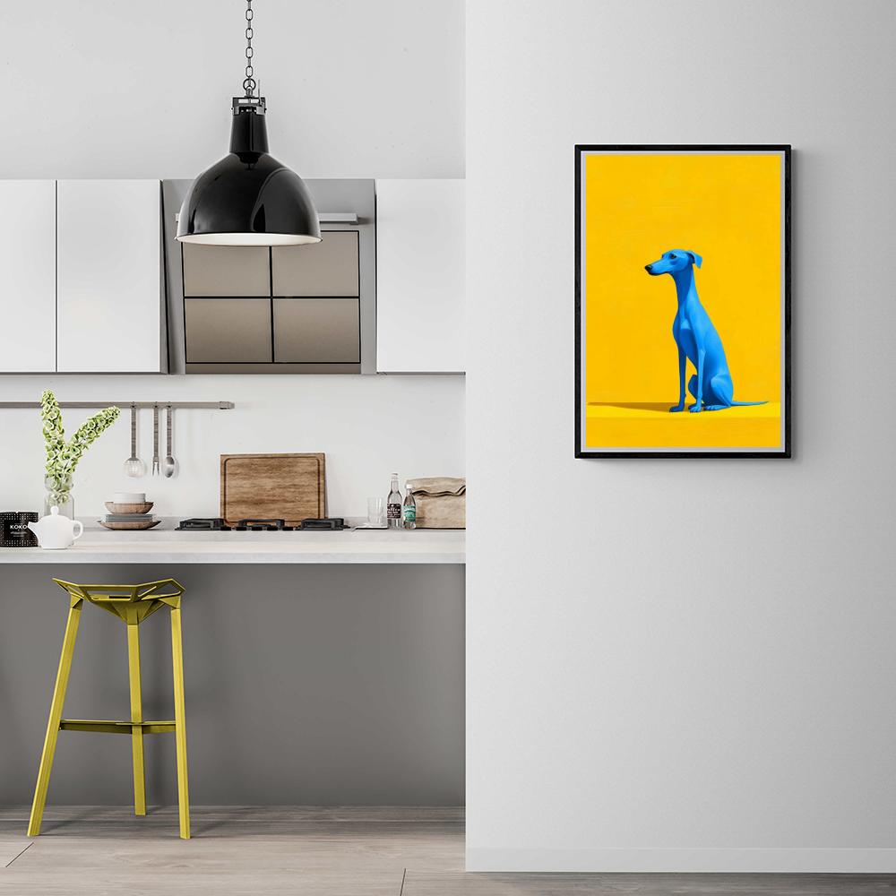 Chien dans un intérieur