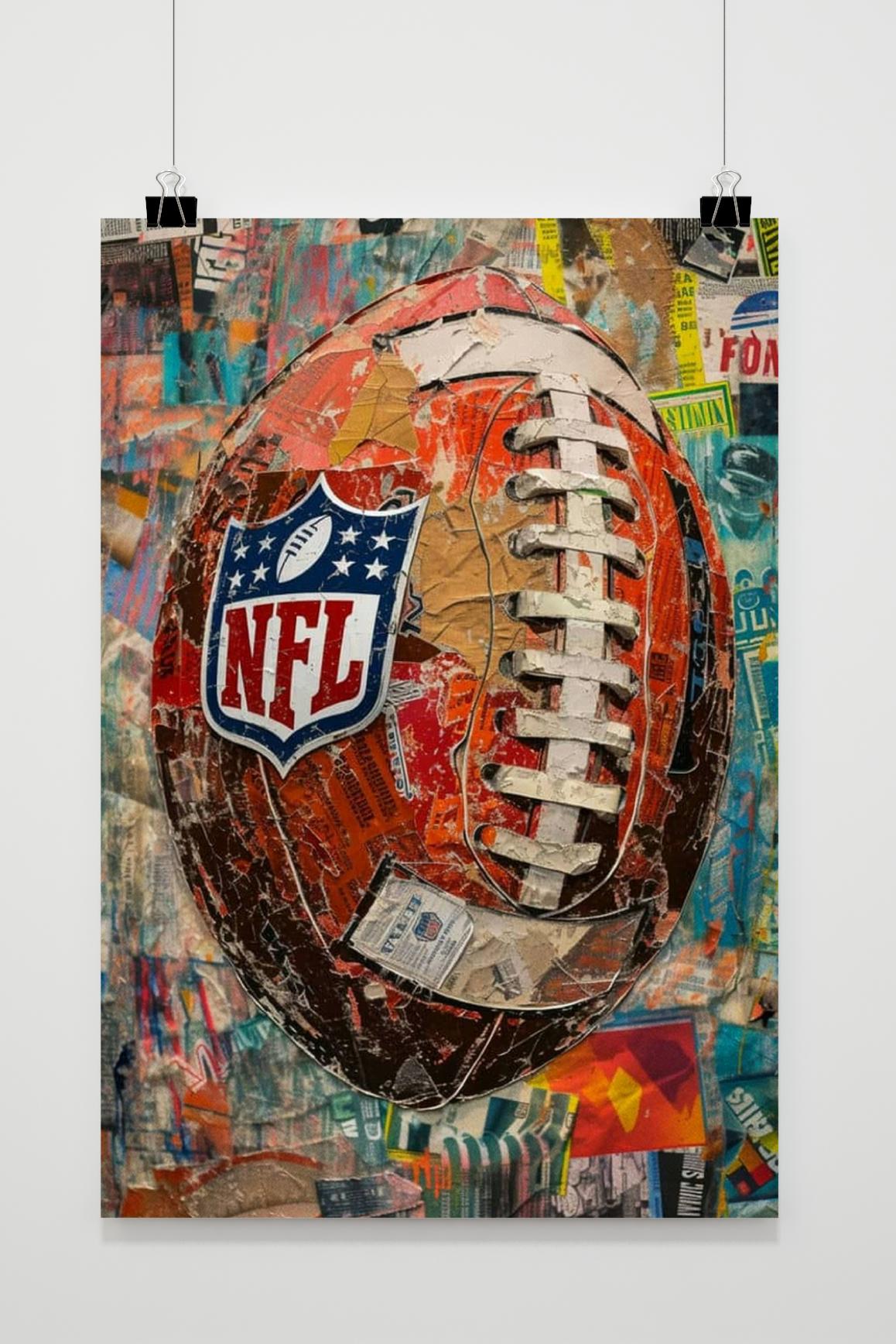 Affiche NFL Football de 25 Artstreet