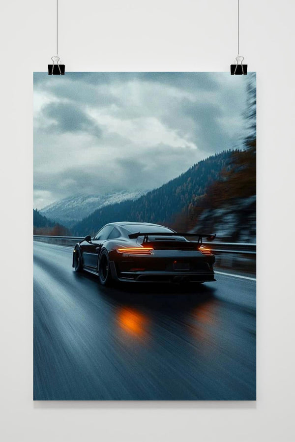 Fast Sports Car poster