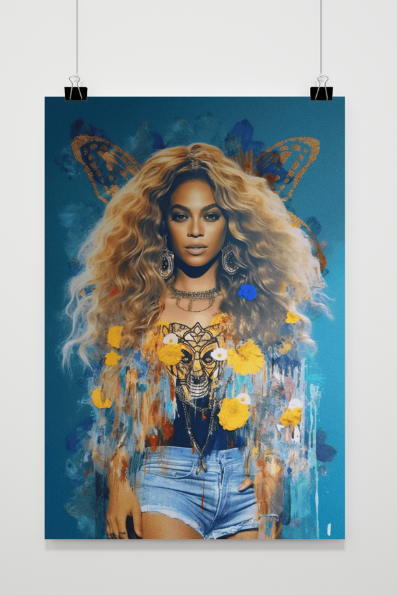 Affiche Beyonce Poster Abstract de 25 Artstreet