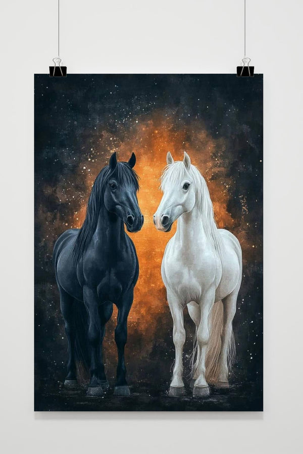 Affiche Chevaux