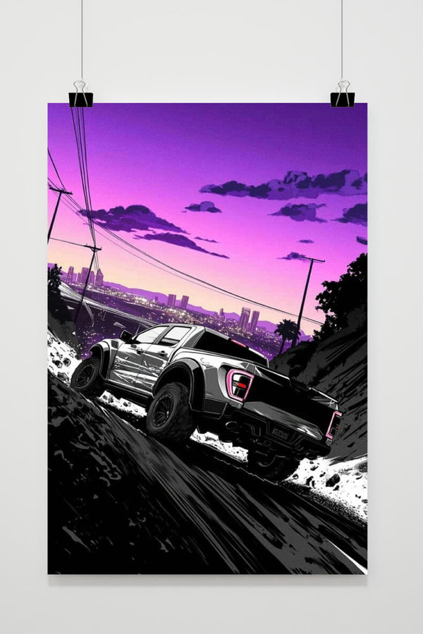 Póster Pickup Truck