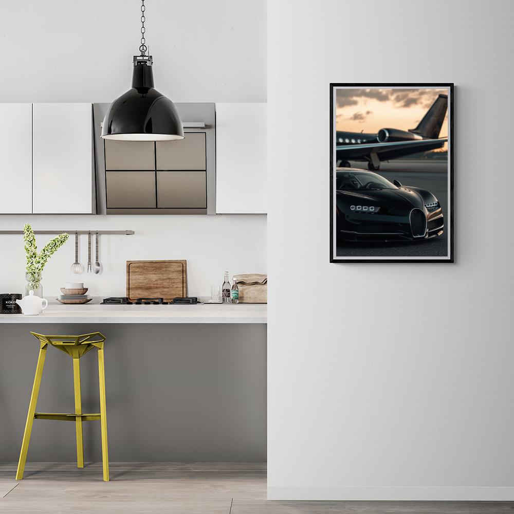 Bugatti dans un intérieur