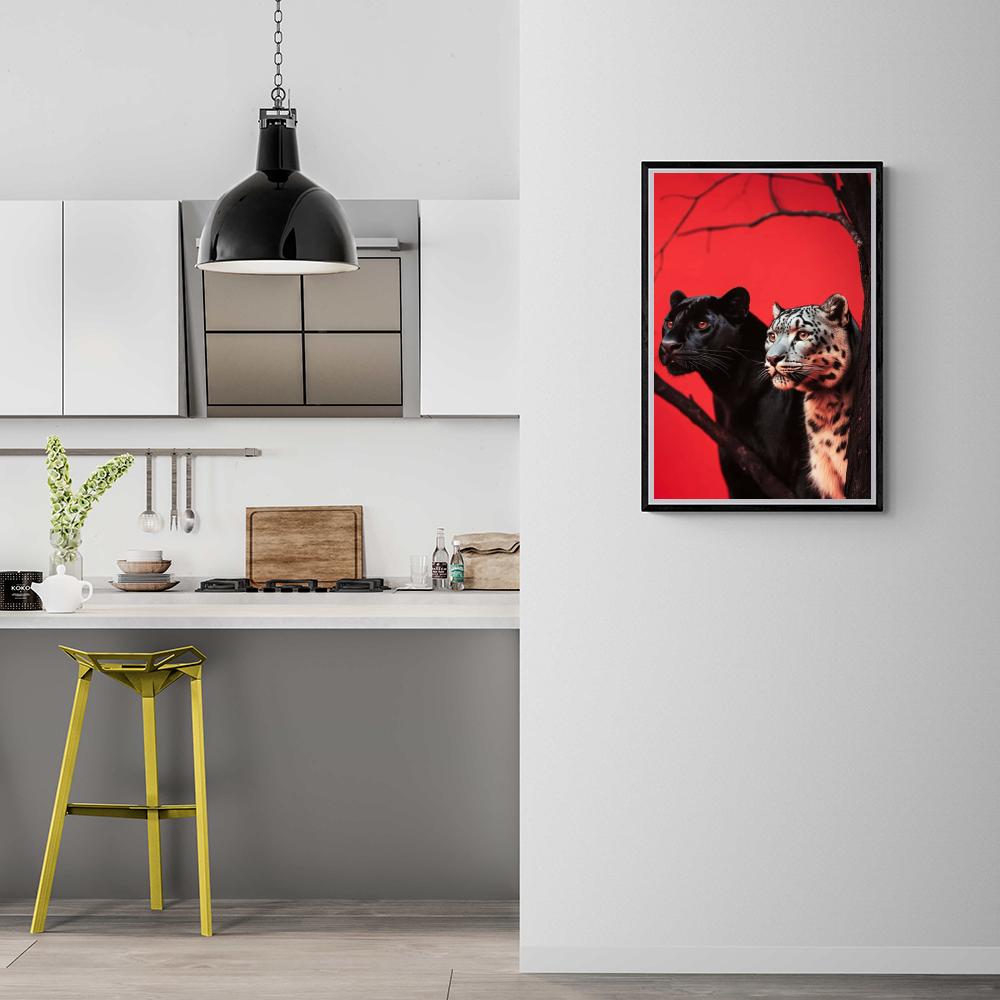 Guepardos en un interior