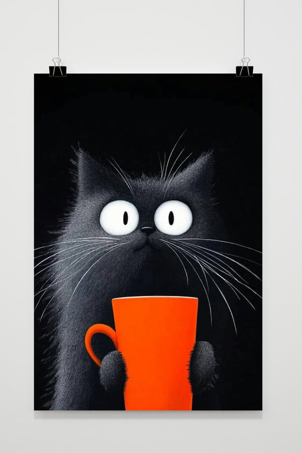 Katzenkaffee Poster