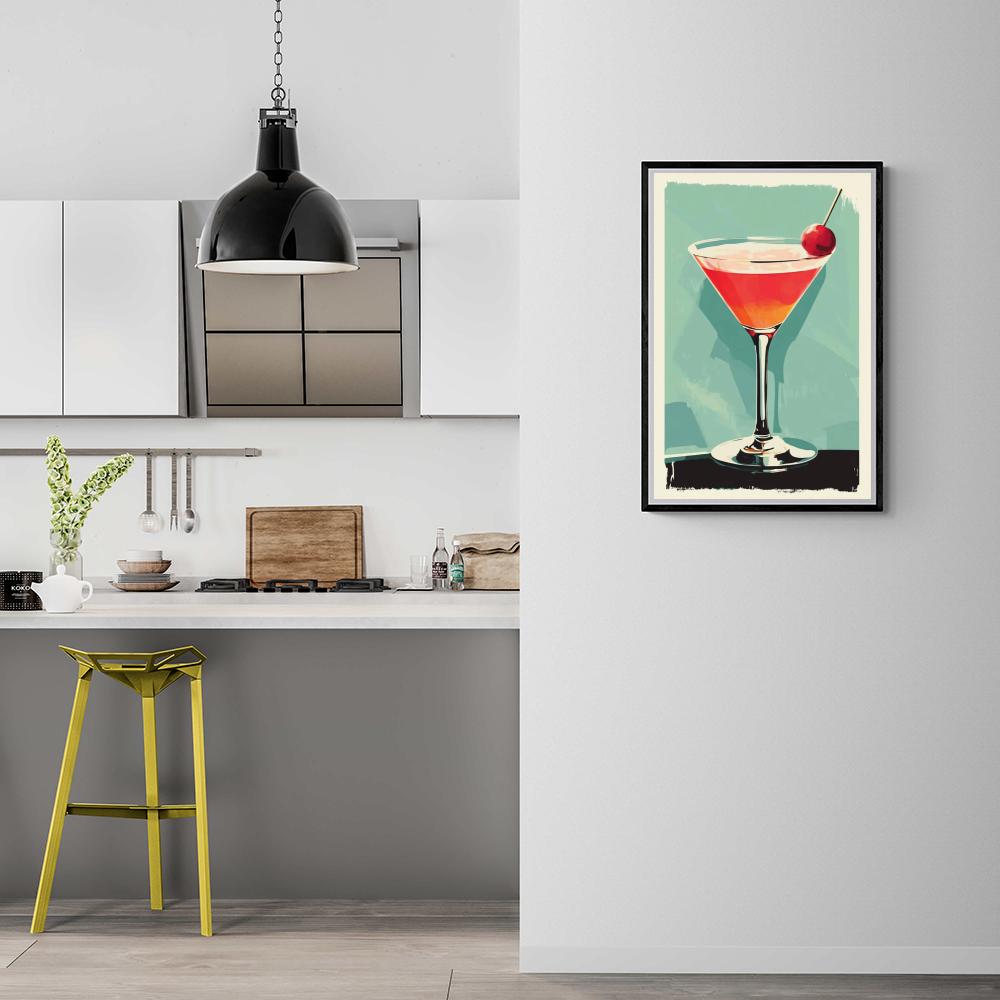 Cocktail dans un intérieur