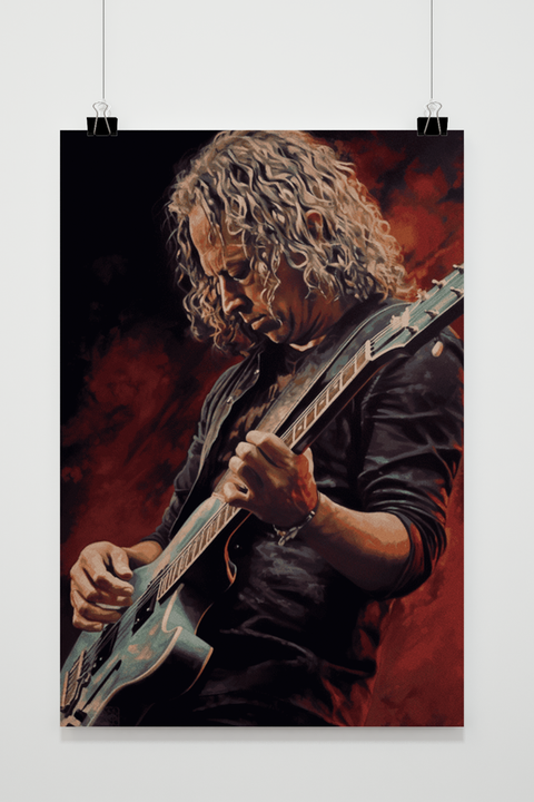 Kirk Hammett Metallica poster