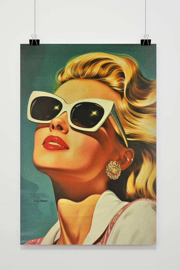 Vintage Frau Poster