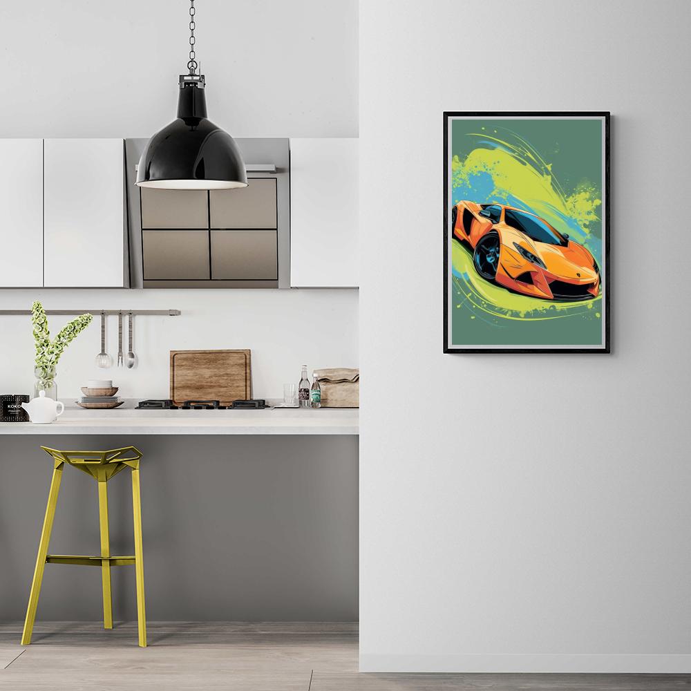 Ferrari dans un intérieur
