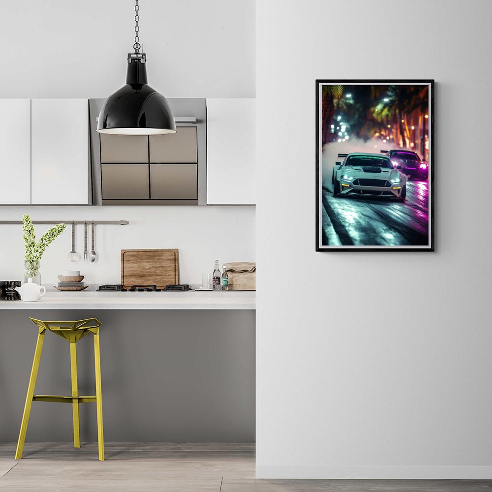 Mustang RTR dans un intérieur