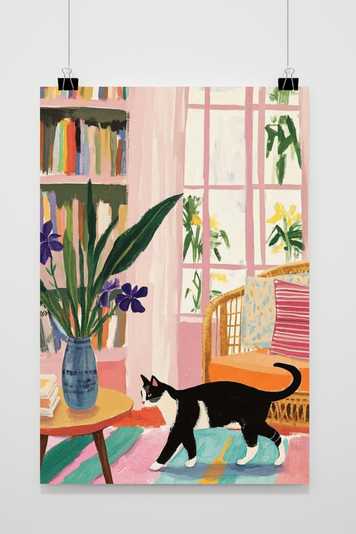 Affiche Chat Domestique de 25 Artstreet