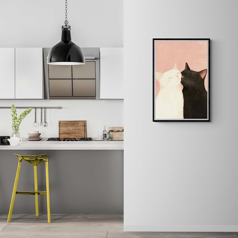 Jolis Chats dans un intérieur