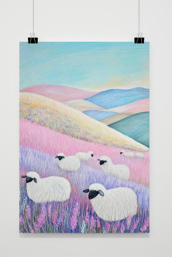 Schapen Veld poster
