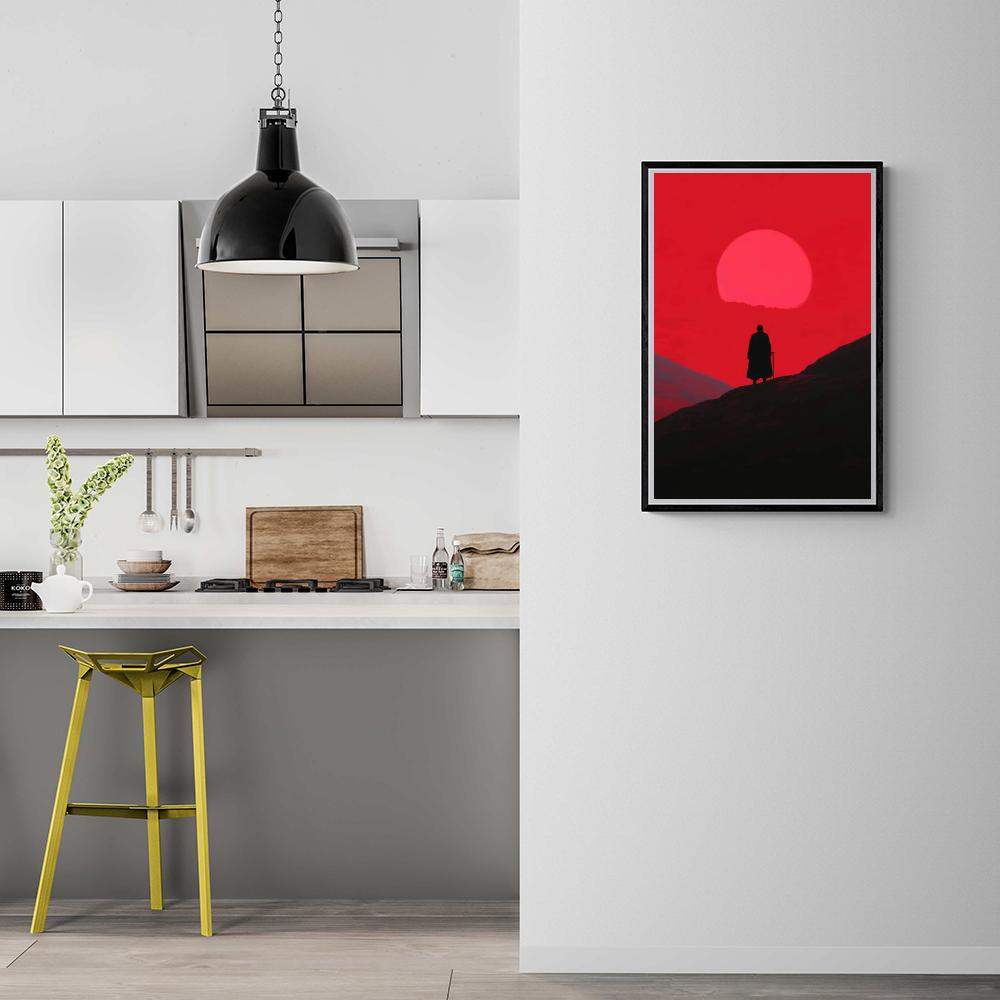 Silhouette Homme dans un intérieur