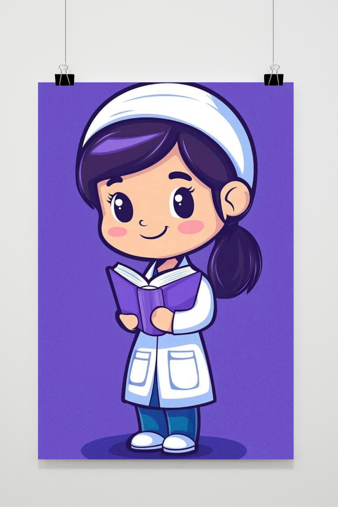 Affiche Médecin Cartoon de 25 Artstreet
