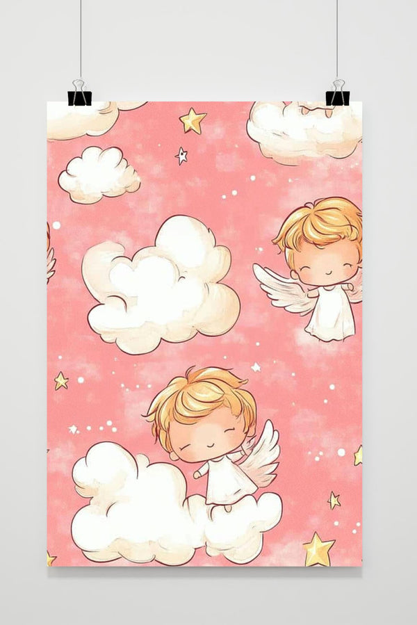 Affiche Anges Cartoon