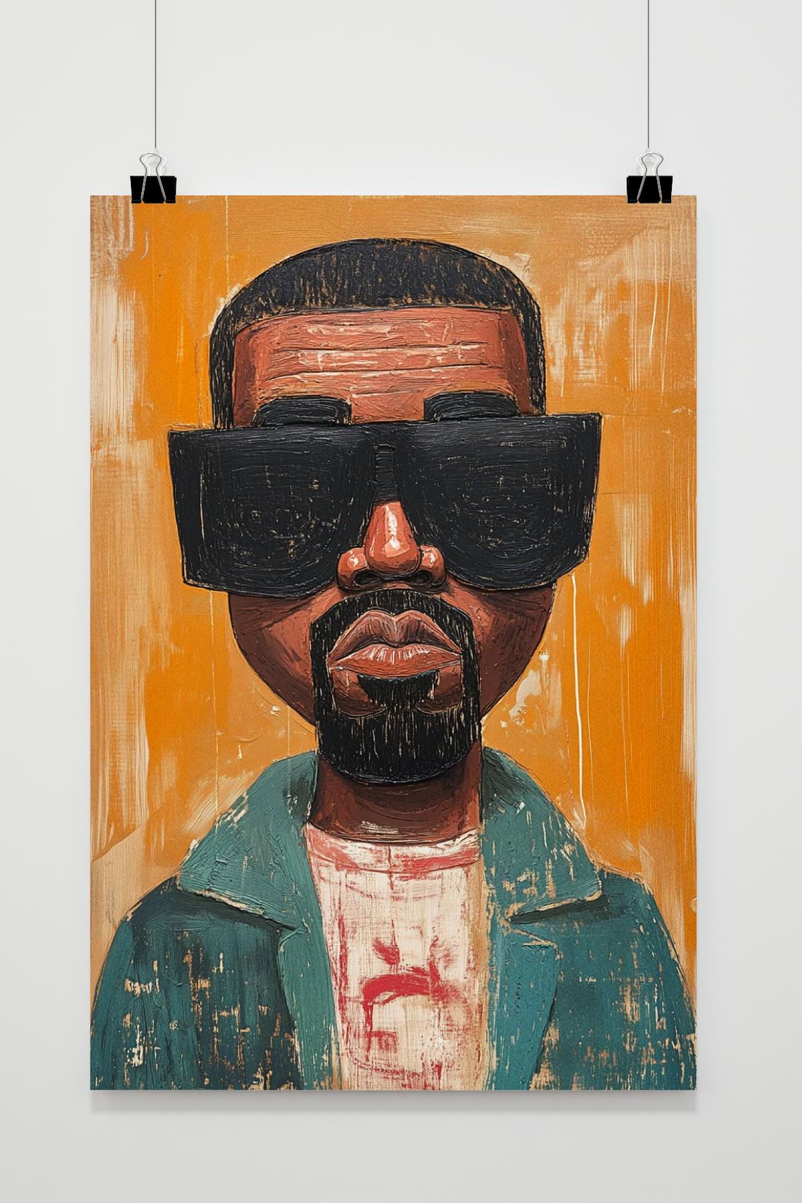 Affiche Kanye West de 25 Artstreet