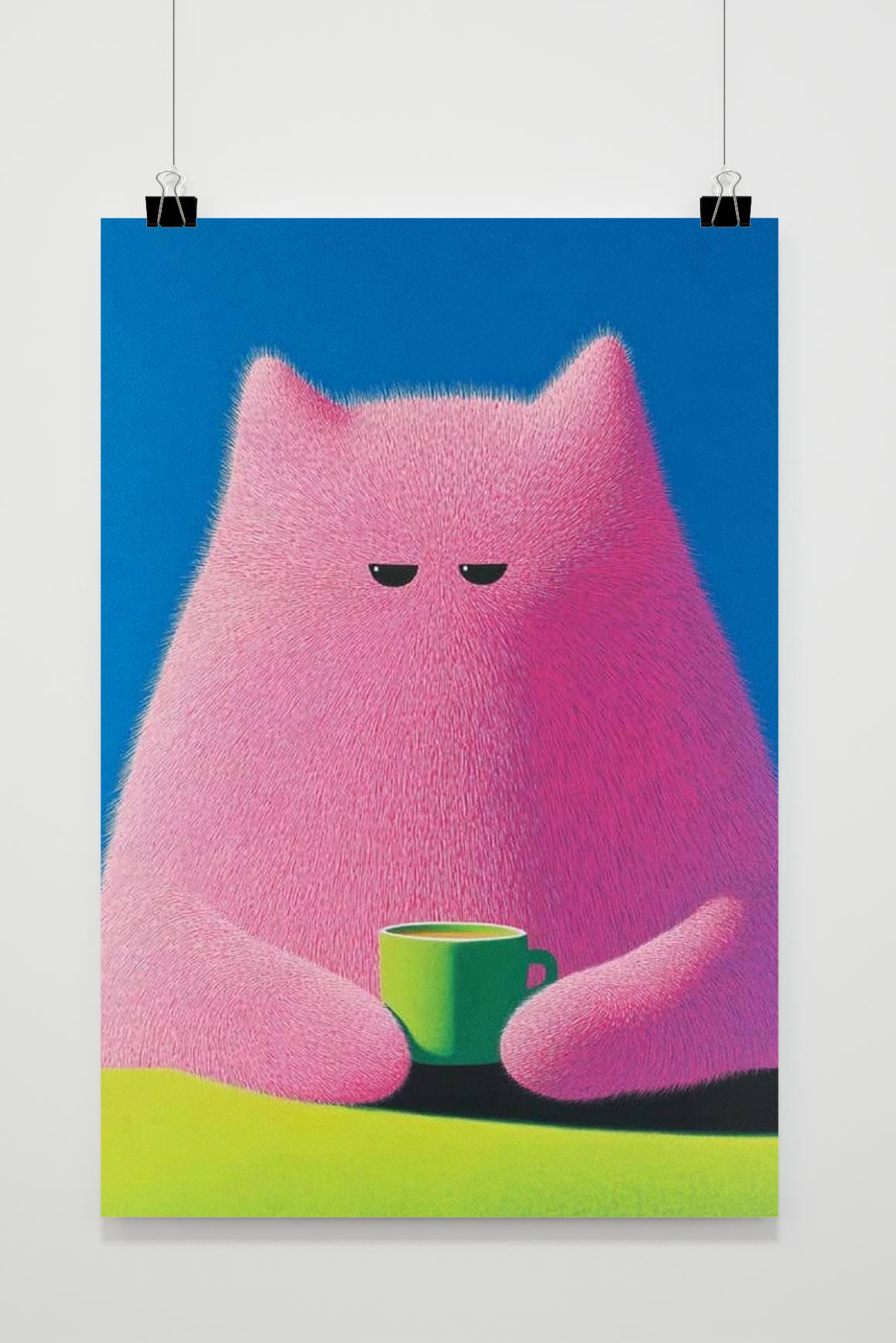 Affiche Petite Créature Café de 25 Artstreet