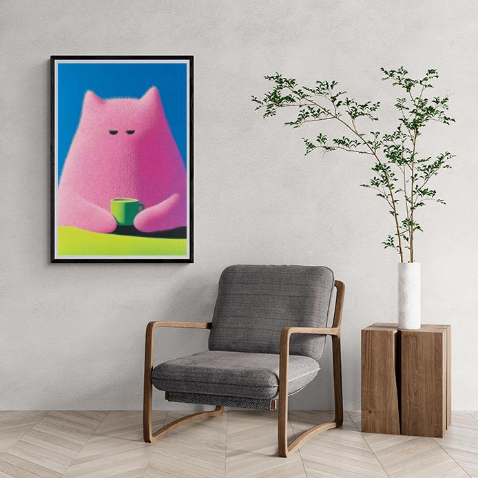 Petite Créature Café dans un intérieur