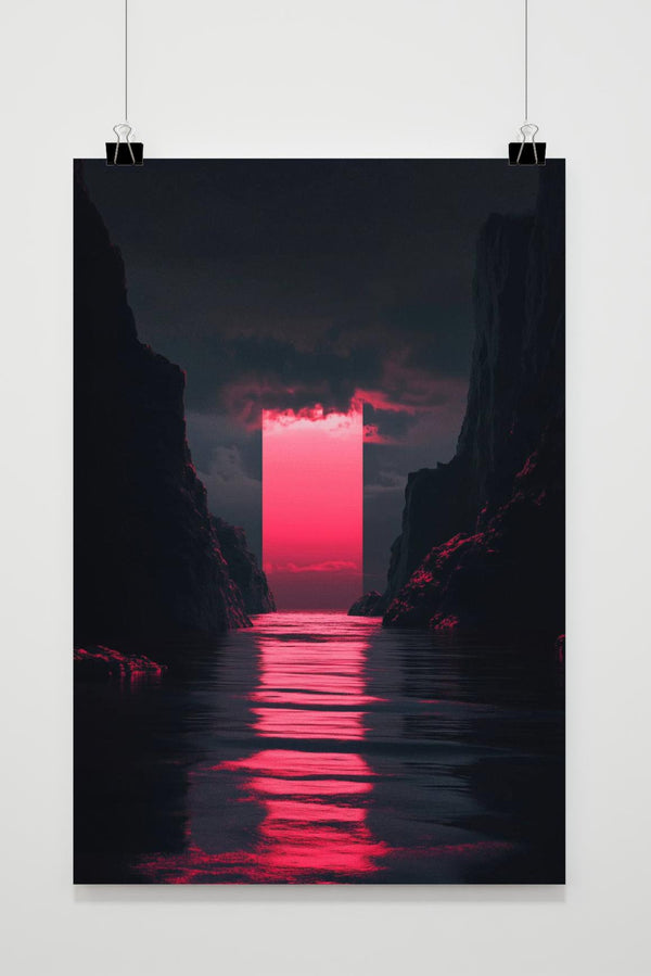Lichtstraal poster