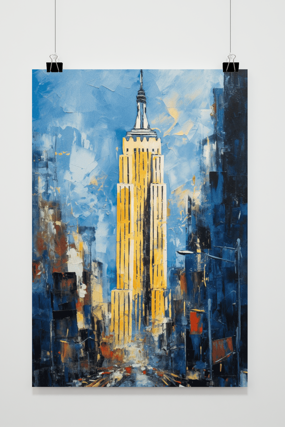Póster Empire State Building
