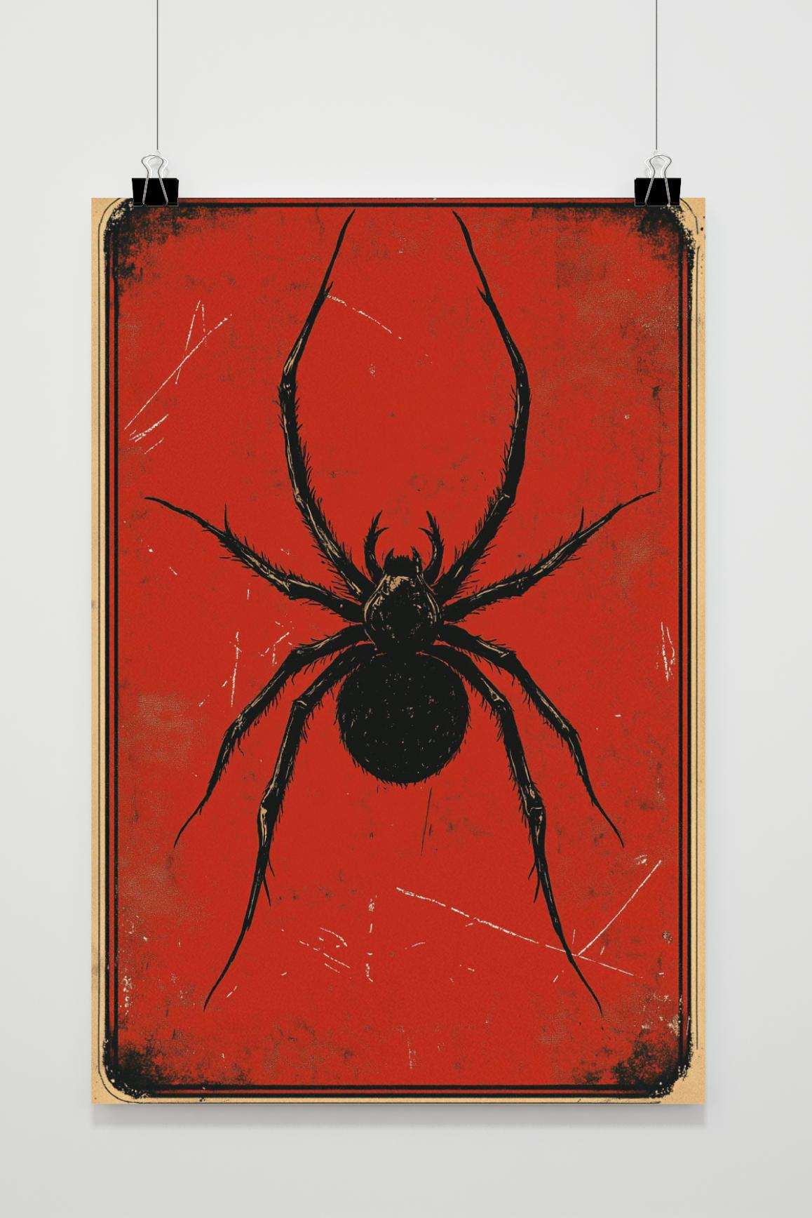 Affiche Araignée Vintage de 25 Artstreet