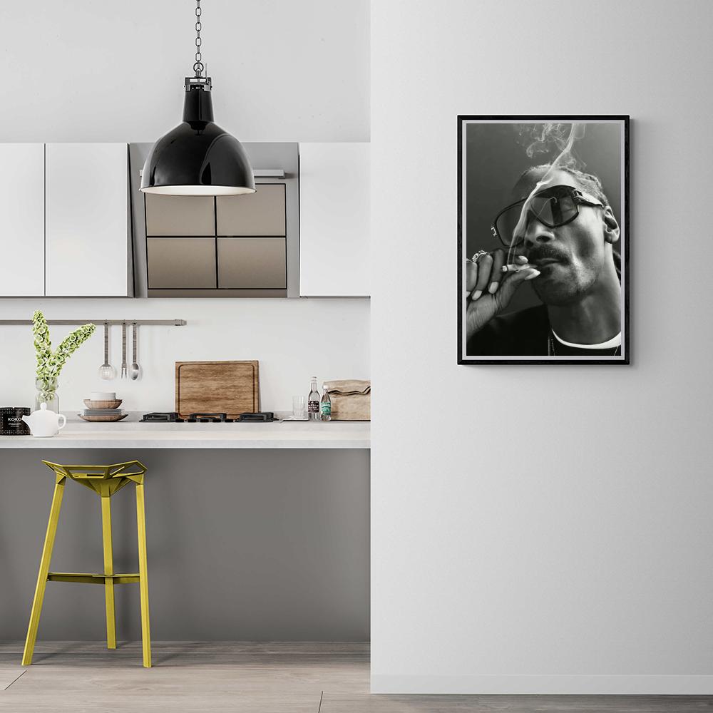Snoop Dogg dans un intérieur