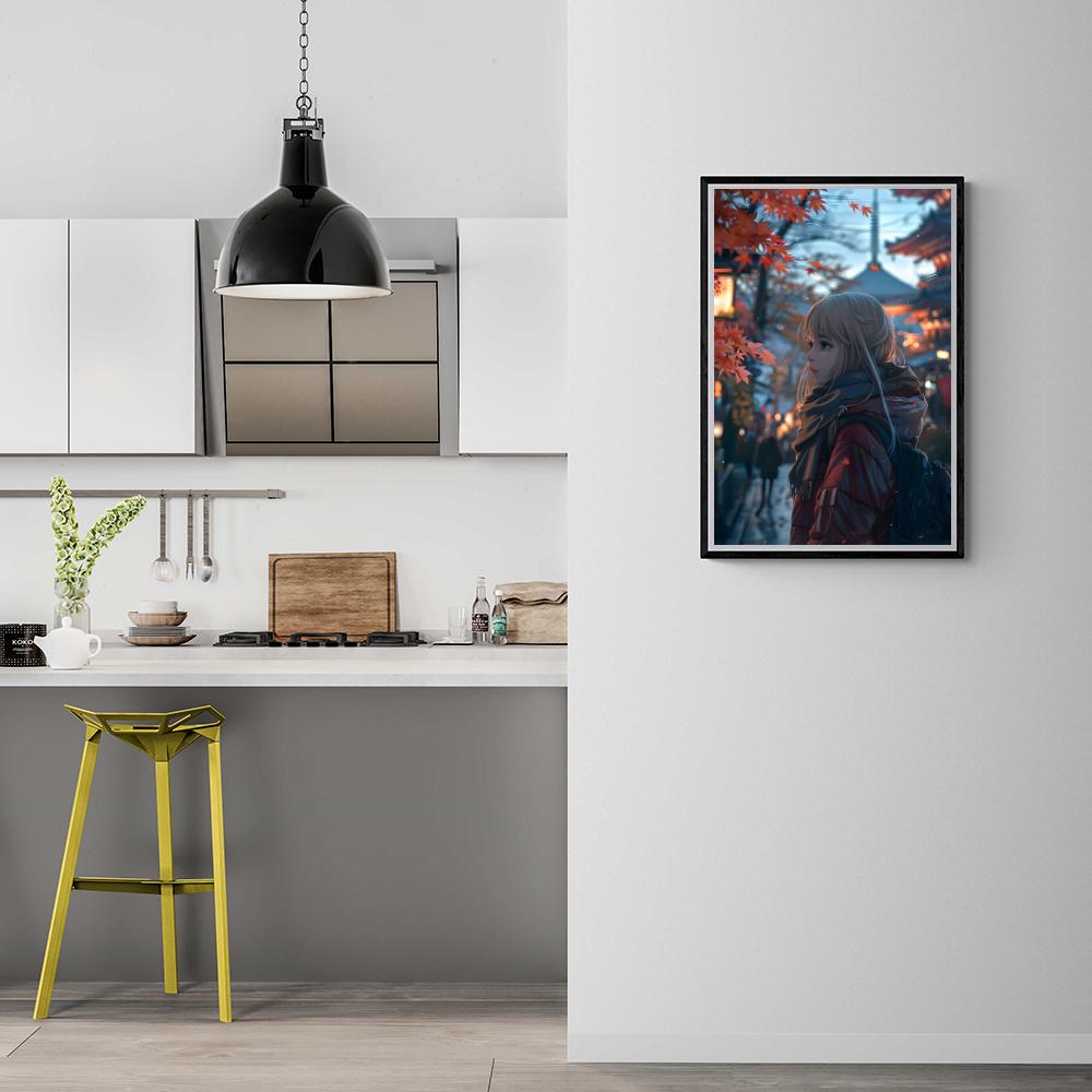 Anime Automne dans un intérieur