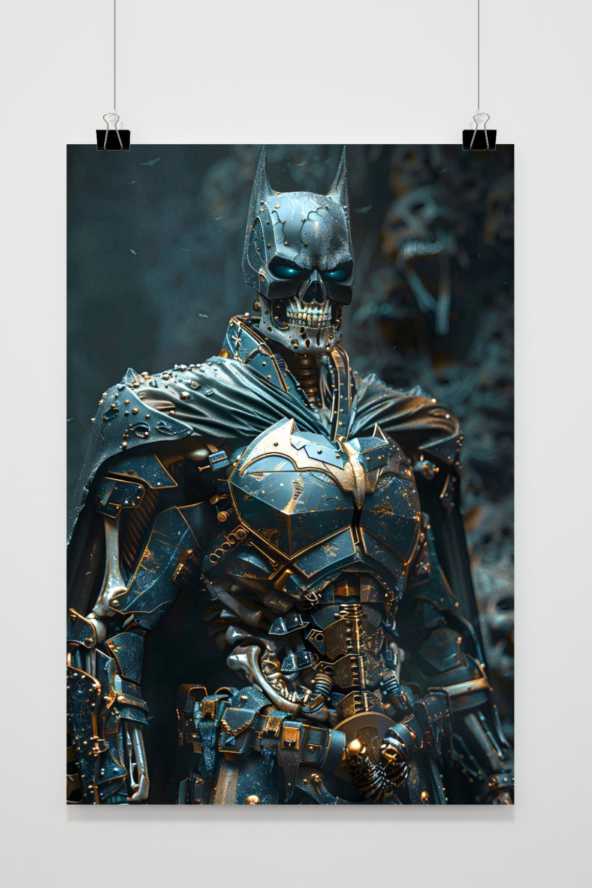 Affiche Batman Squelette de 25 Artstreet