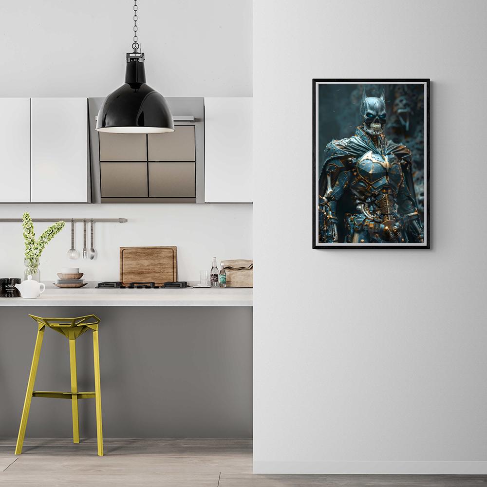 Batman Squelette dans un intérieur