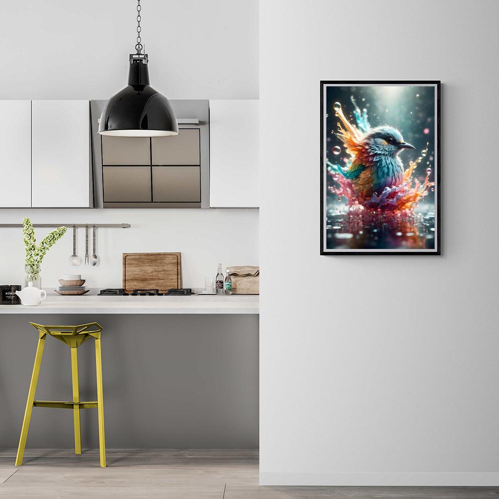 Oiseau Coloré dans un intérieur