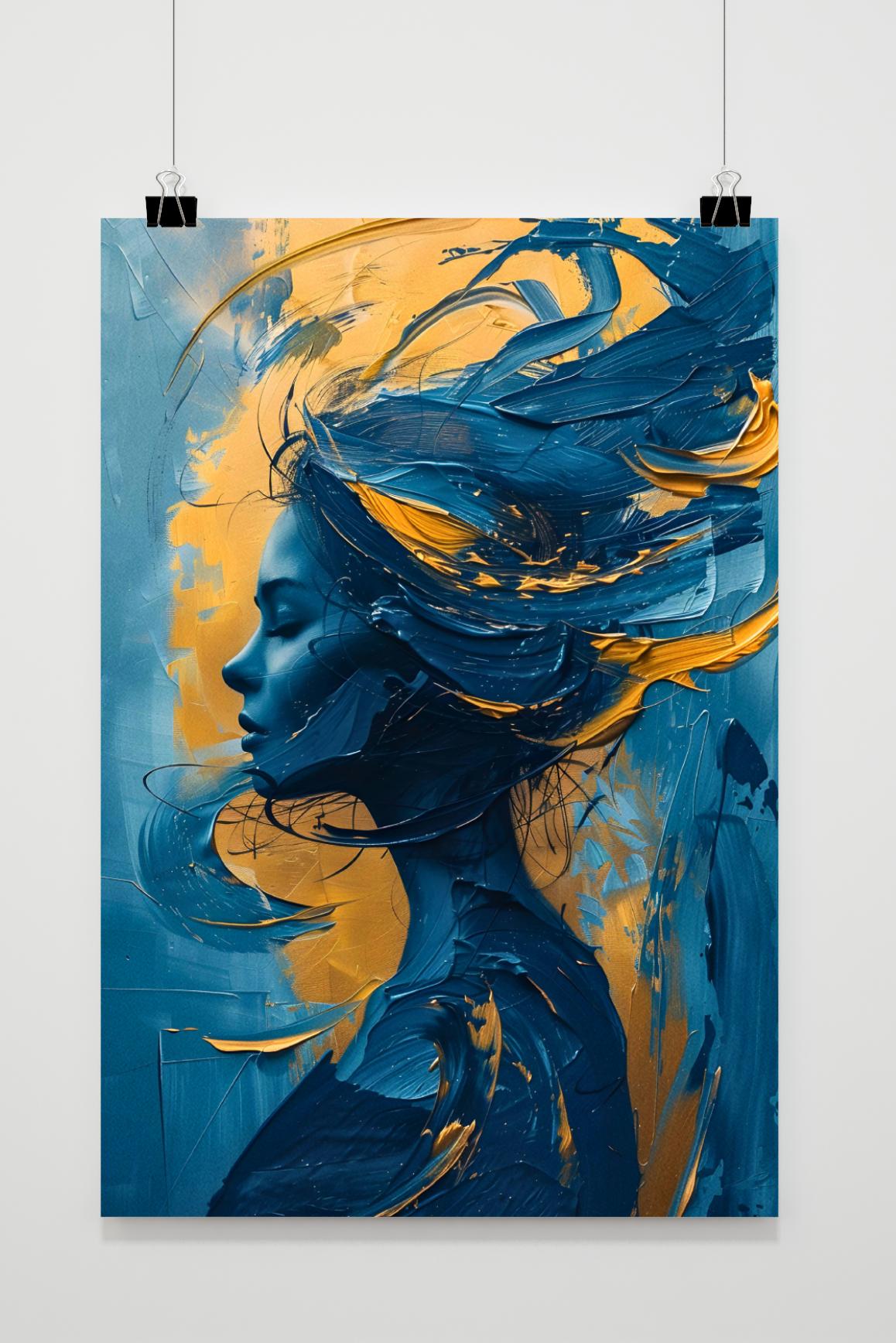 Affiche Femme Profil de 25 Artstreet