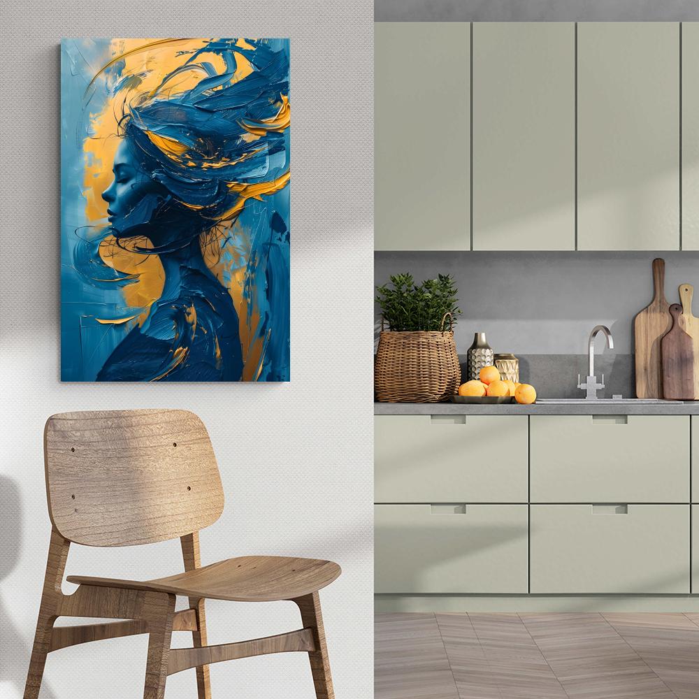 Femme Profil dans un intérieur