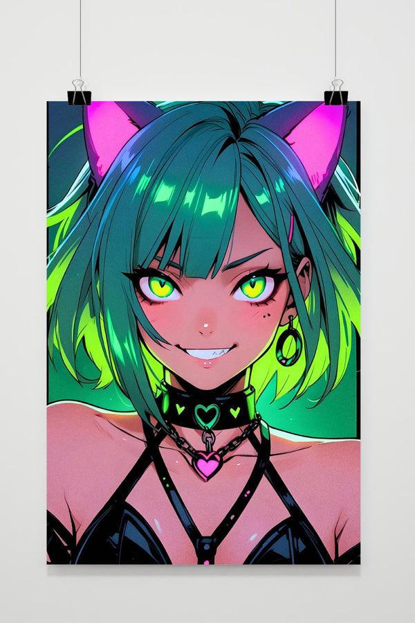 Katzenmädchen Anime Poster