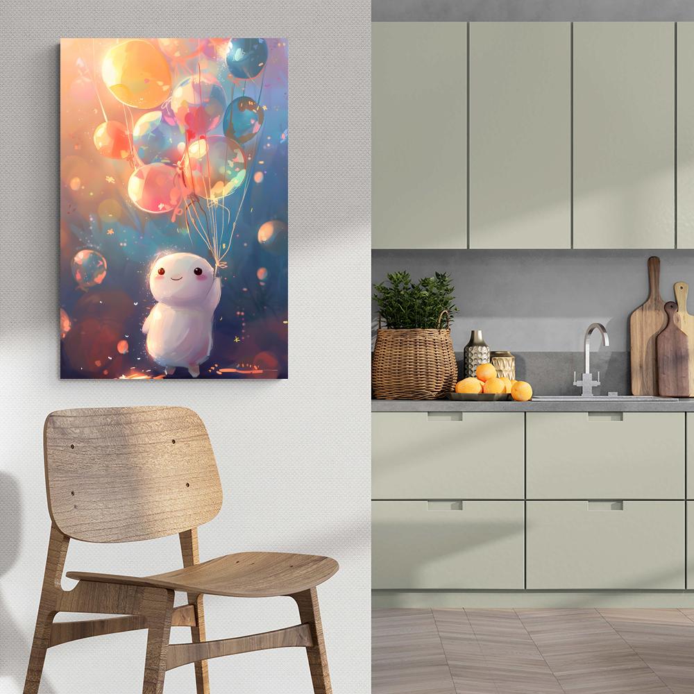 Petite Créature Ballons dans un intérieur