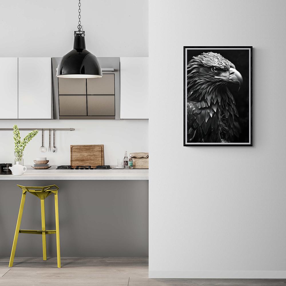 Aigle dans un intérieur