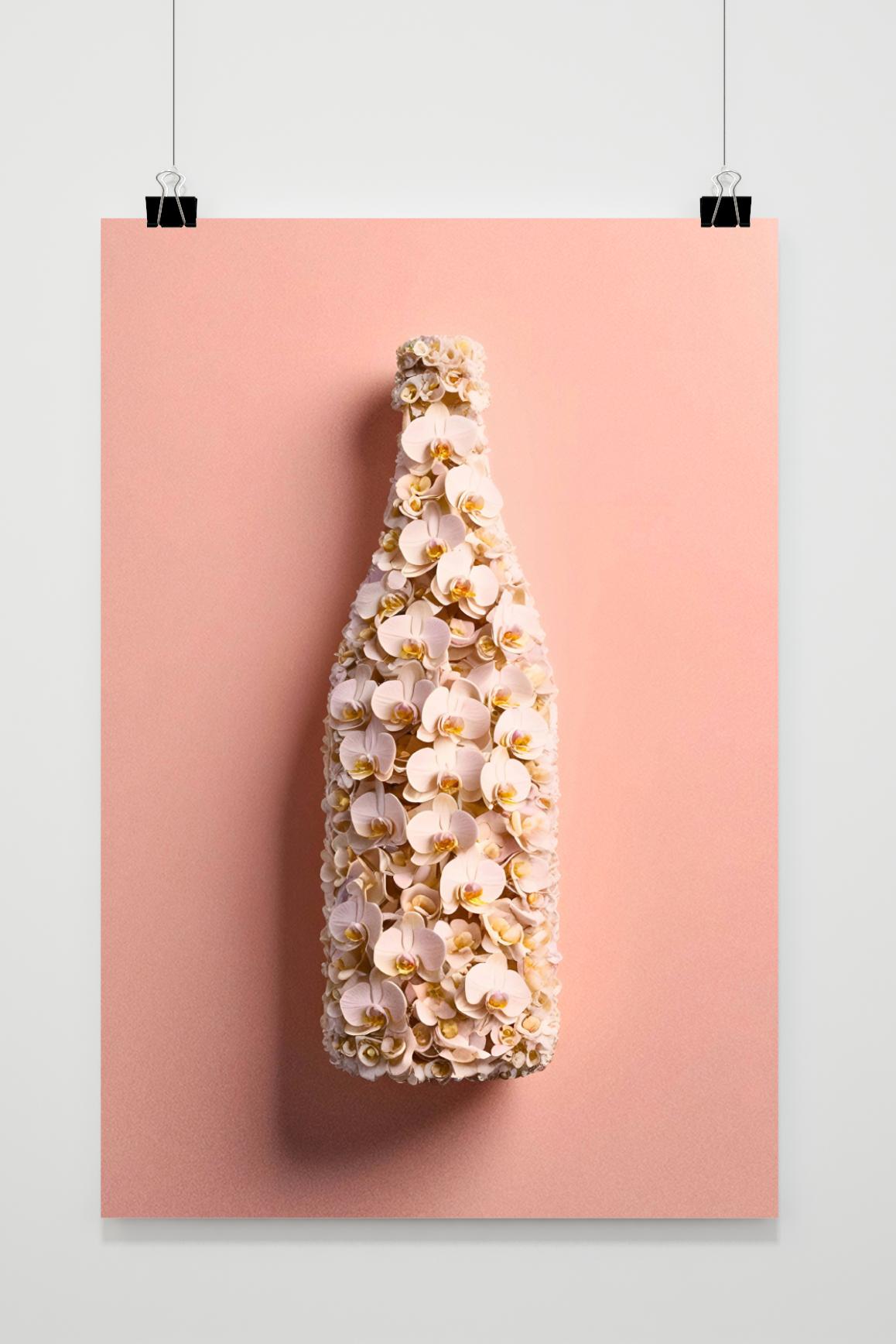 Affiche Fleurs Forme Bouteille de 25 Artstreet