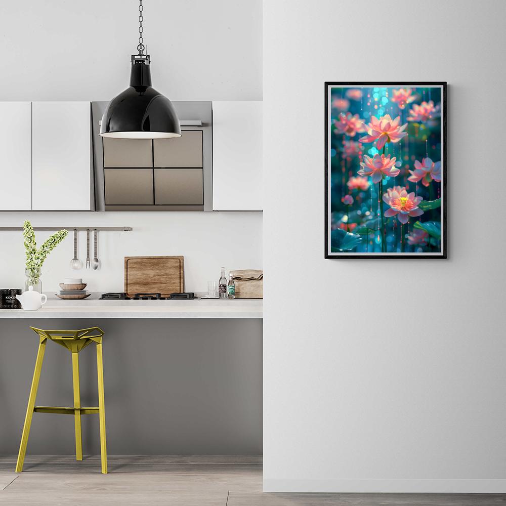 Lotus dans un intérieur