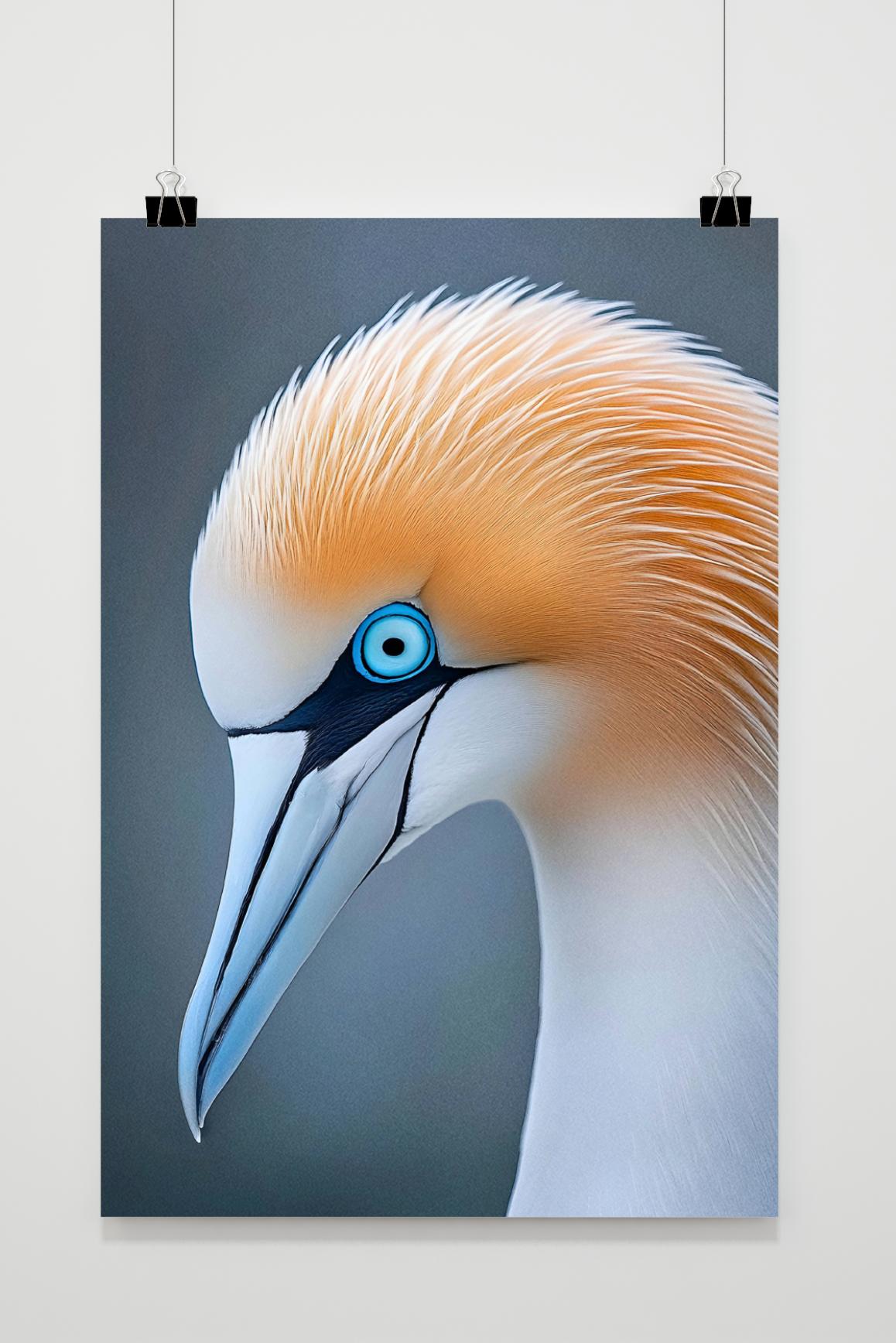 Affiche Oiseau Fou de Bassan de 25 Artstreet