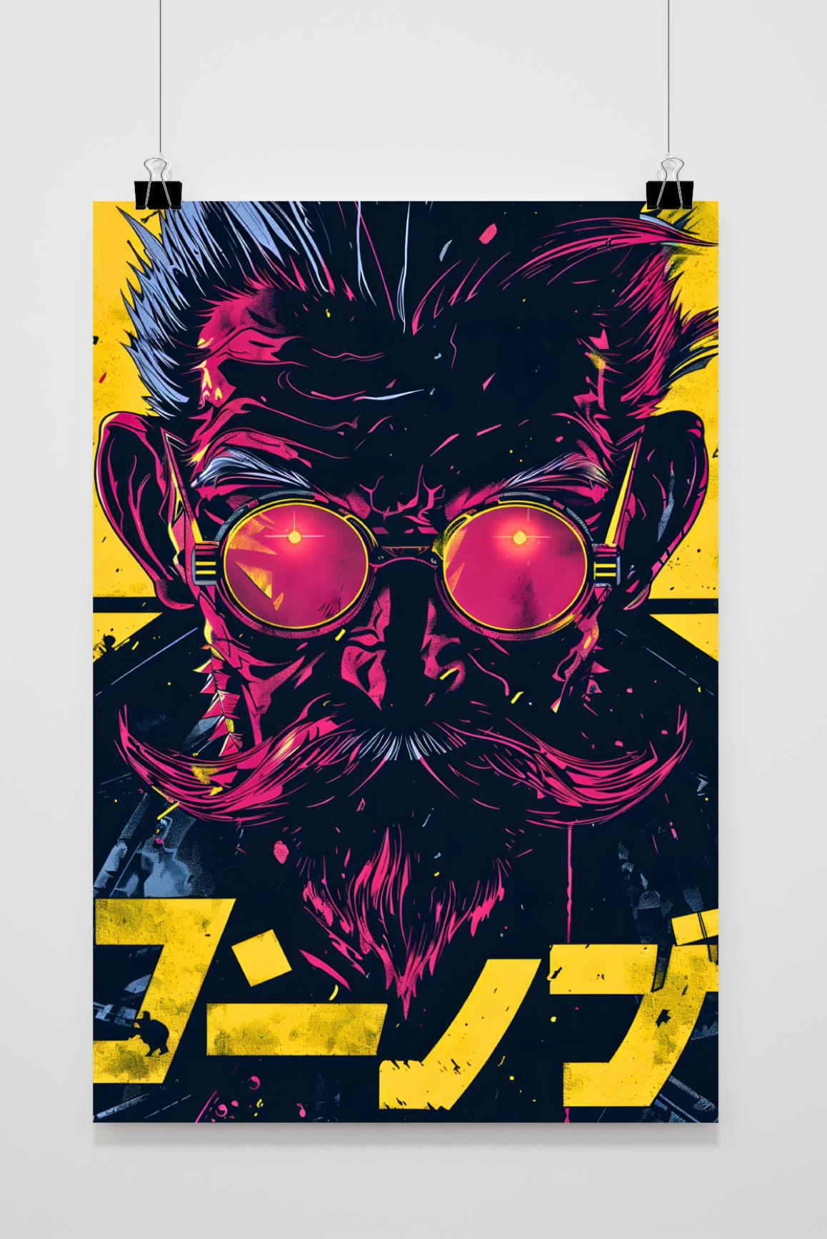 Affiche Couverture Manga Vieil Homme de 25 Artstreet