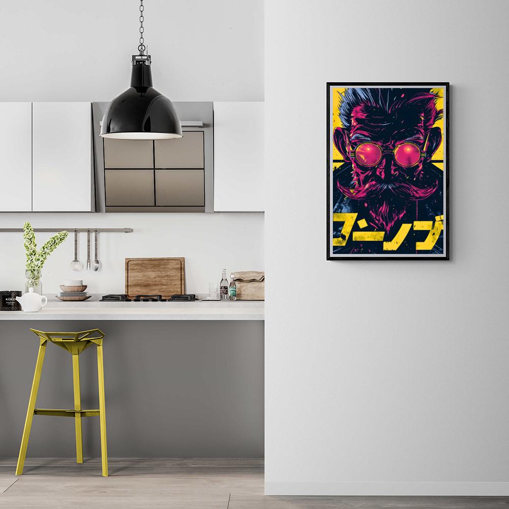 Couverture Manga Vieil Homme dans un intérieur