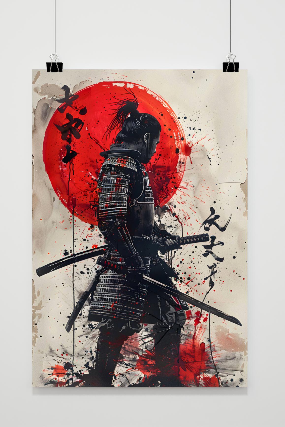 Affiche Samouraï de 25 Artstreet