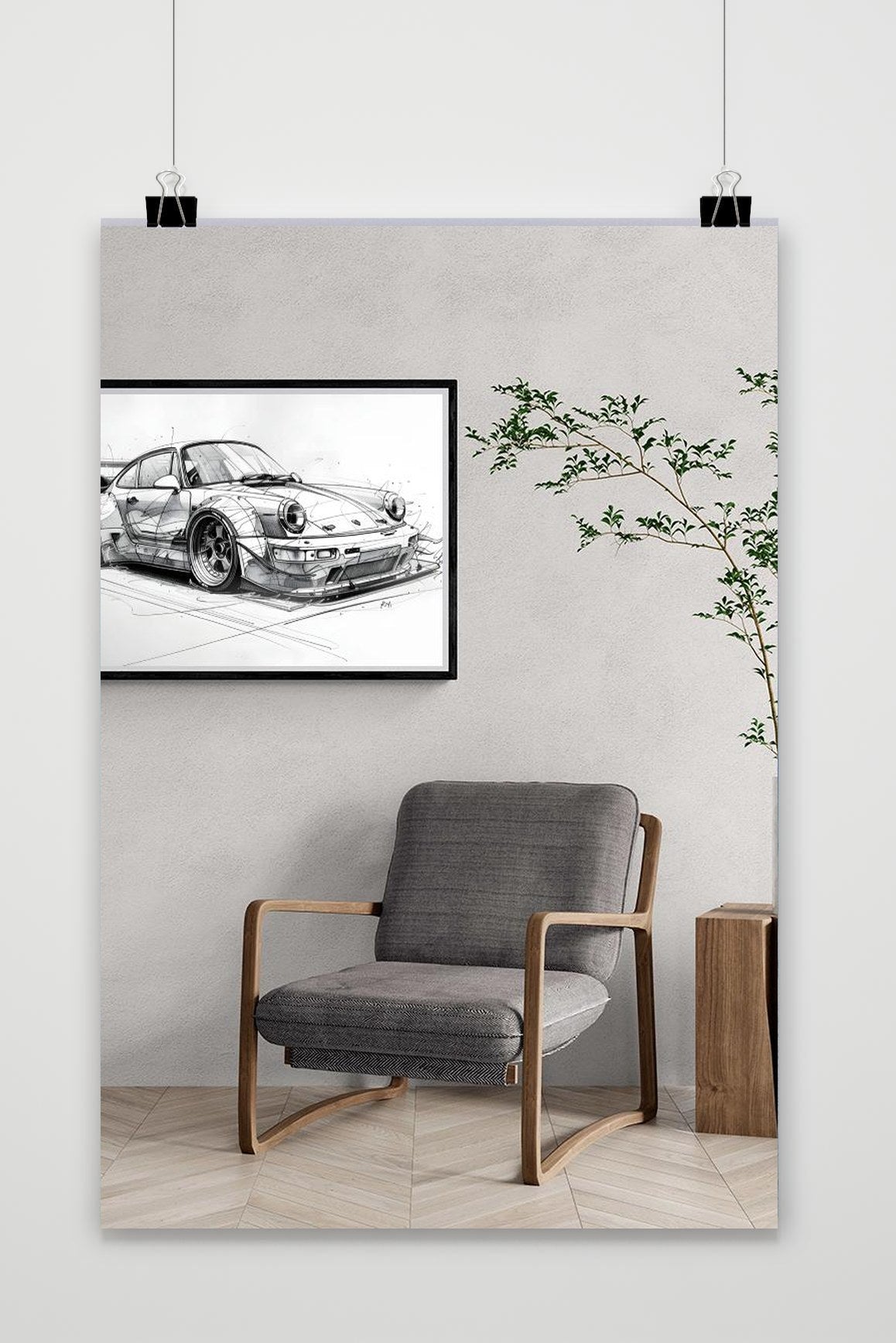 Affiche Porsche 911 de 25 Artstreet
